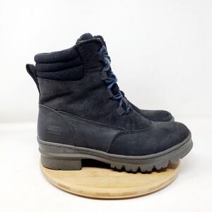 KEEN Wapato Boots Womens 7 Black Lace Up Waterproof Insulated Hiker Winter Shoes